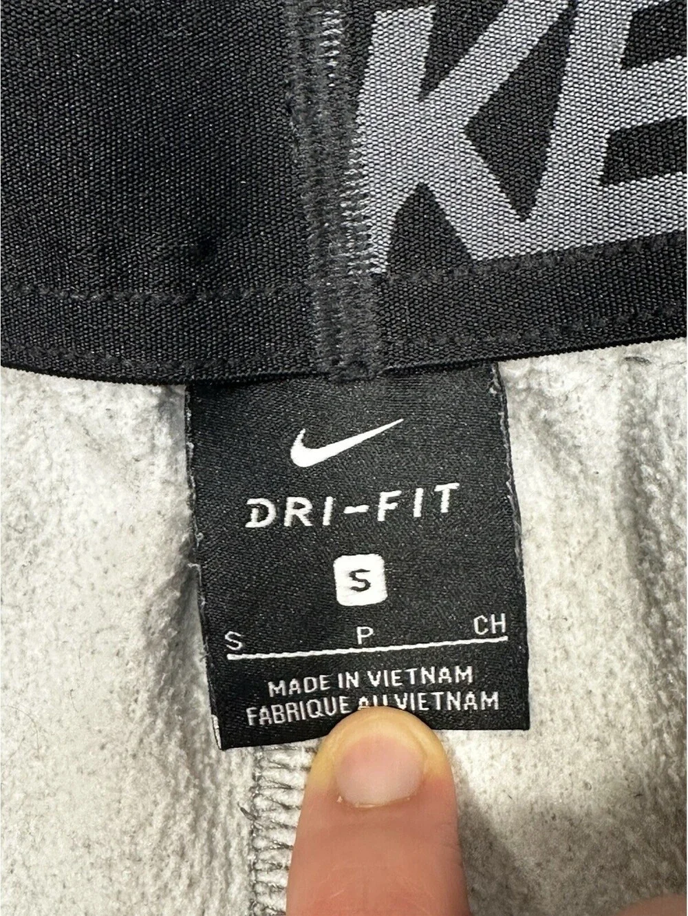 Nike Dri-FIT Sweatpants Men’s S (Fits M) Gray Athletic Training Pants